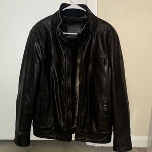 Calvin Klein Black Leather Jacket